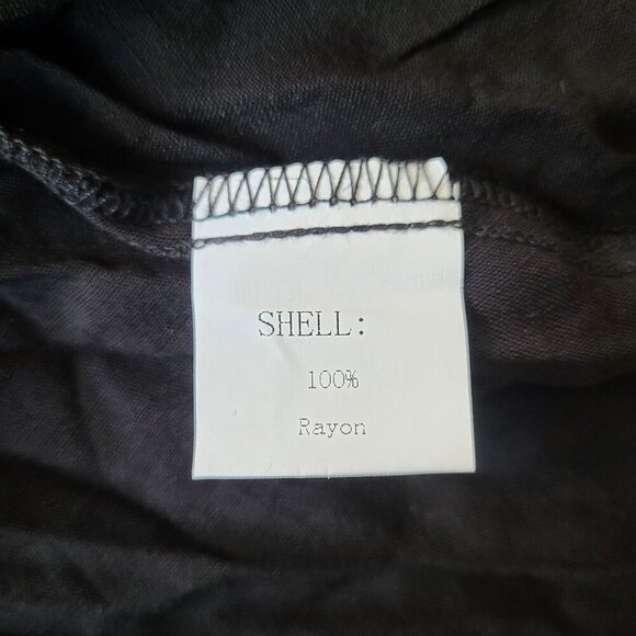 Women's FOROLAV Off Shoulder Flowy Romper – Black – Size S – NWT - Picture 8 of 13